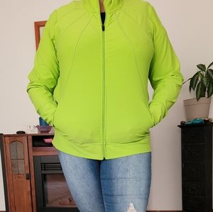 Green active jacket